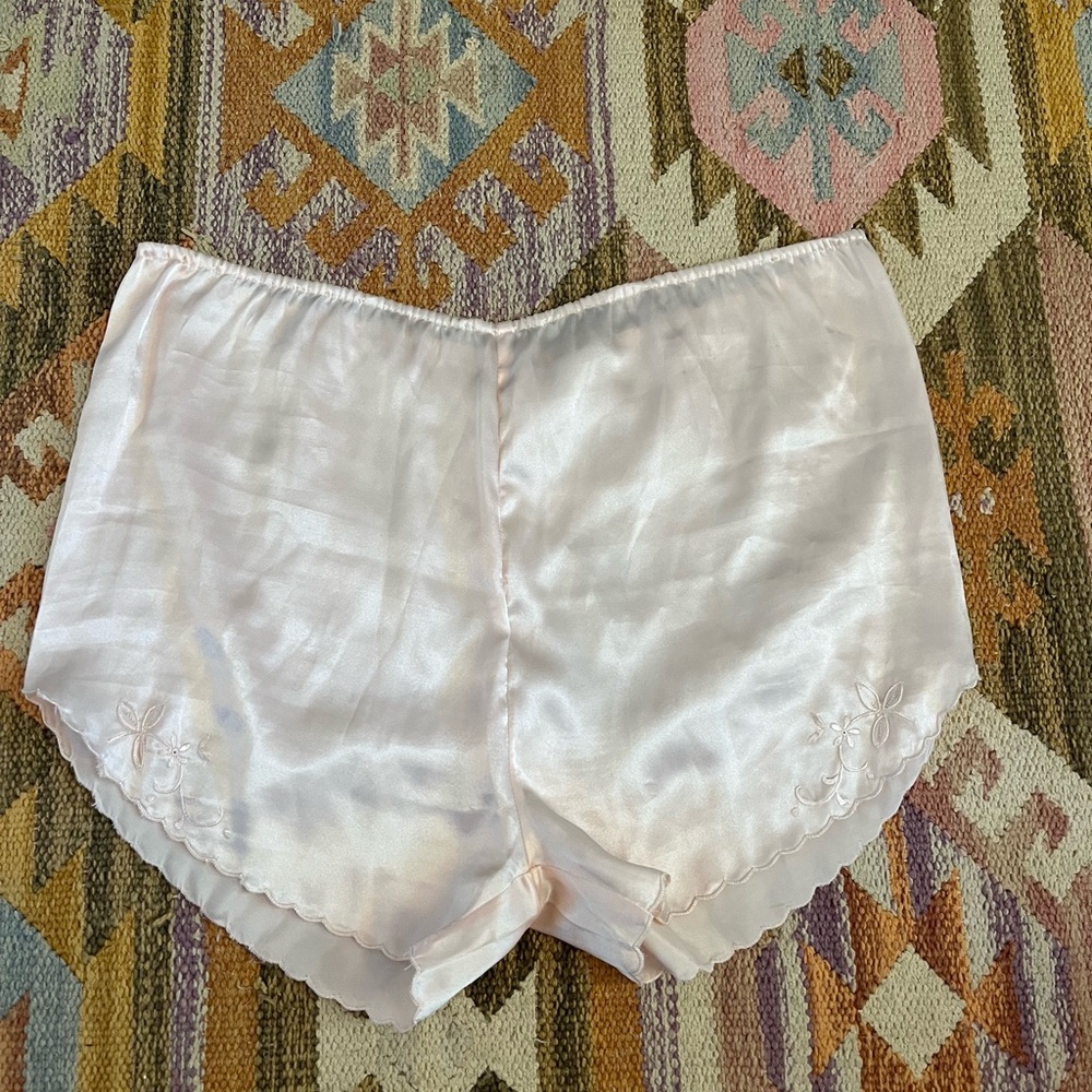 Vintage silk lingerie shorts